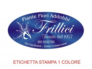 Etichette adesive grandi per fioristi, fiorai e vivaisti (mm 66x32)  (cod.105G)